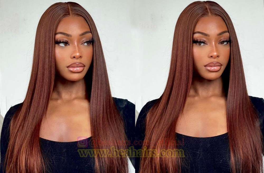 【超目玉】 Copper to Ready Lace HD Melt Skin wave loose color brown ヘアエクステンション
